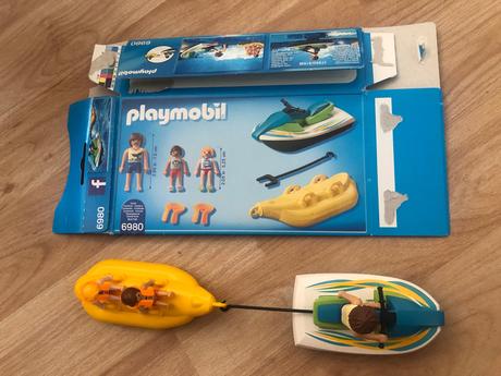 Playmobil 6980 vodní skútr s banánovým člunem, 