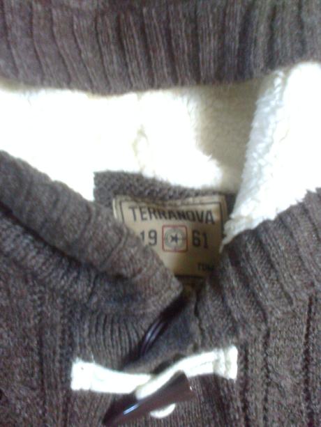 Svetřík pletený s kapucí, terranova,86