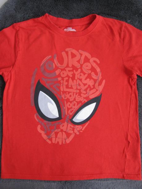 Krásné červené bavlněné tričko spiderman, marvel,140