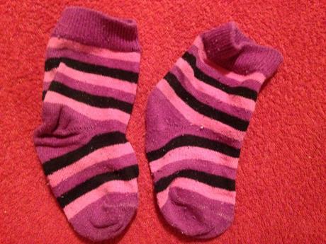 Dívčí ponožky proužky, 19