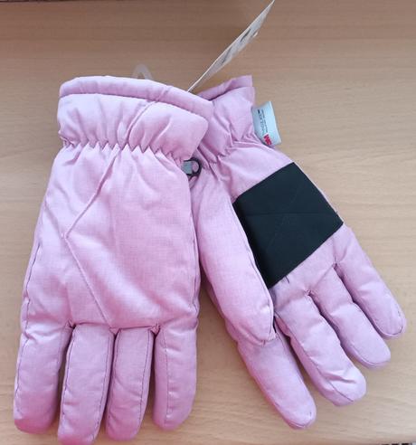 Zimní lyžařské rukavice růžové c&a, c&a,s