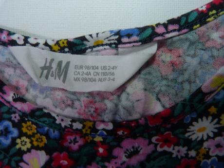 Hm letní šaty vel. 104, h&m,104