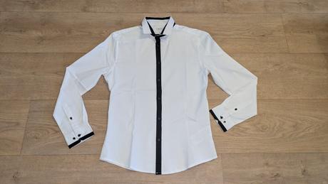 Pánská společenská košile smog slim fit vel. l, l