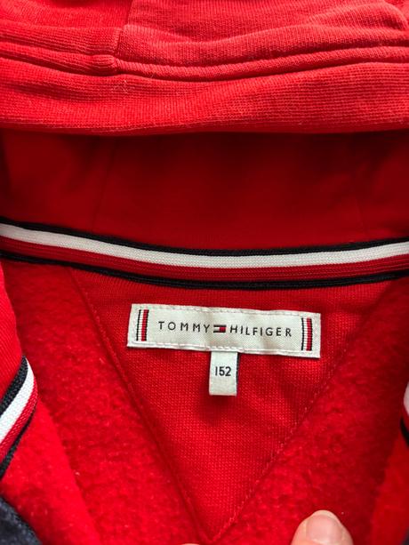 K4/ mikina značková - v.152, tommy hilfiger,152