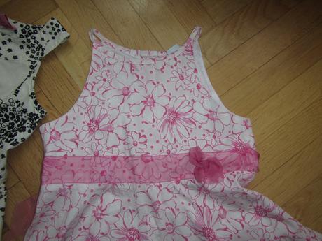 2x letní šaty, 122, adams,122