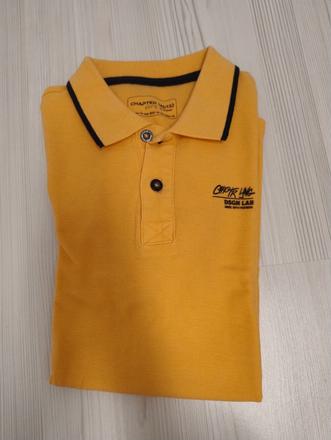 Oranžové tričko s límečkem vel. 146/152, chapter young,146