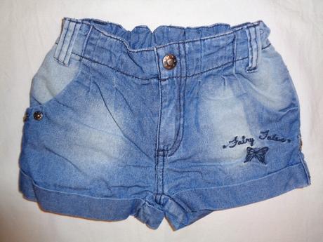 Luxusní letní komplet - kraťasy s motýlem a tílko, 92