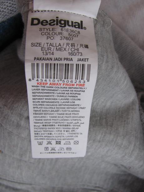 Džínová bunda s kapucí-desigual, desigual,164