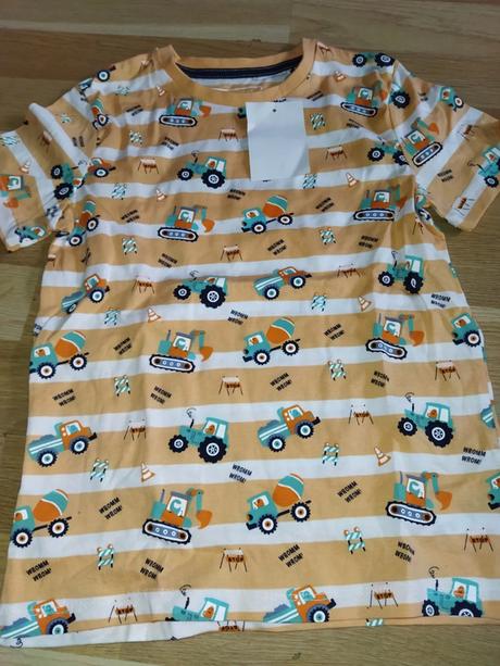 Tričko a bagry, auty 122 palomino, palomino,122
