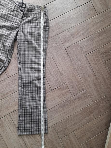 Kárované kalhoty vel. s, s