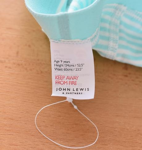 Boxerky vel. 9 let, john lewis,134