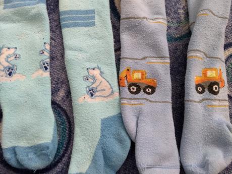 2 x teplé punčochy, 80