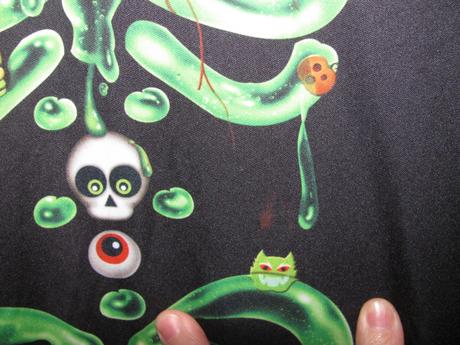 Kostým na karneval-overal kostlivec halloween,