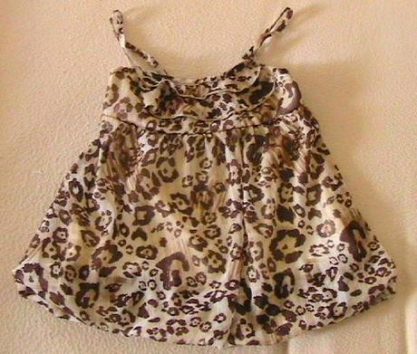 Dívčí top na ramínka s kanýry - 6 let,116/122, 122