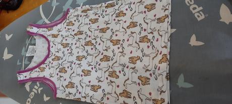 4x dívčí tílko značky zebralino, vel. 122/128., primark,122