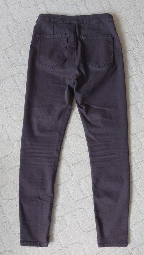 Hnědé skinny high waist, s, sinsay,s