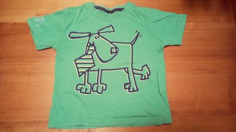 Tričko s pejskem - zelené, vel. 98/104, 98