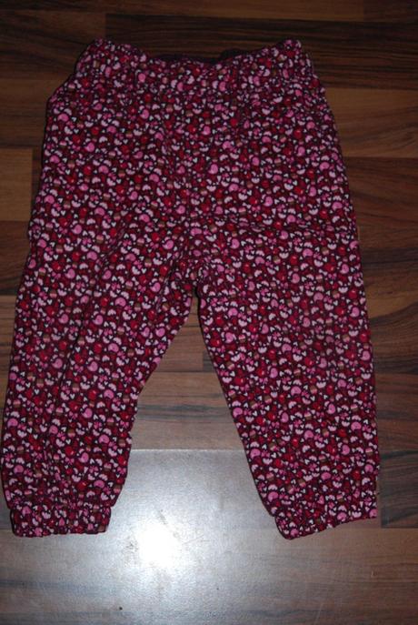 Oteplené kalhoty, h&m,80
