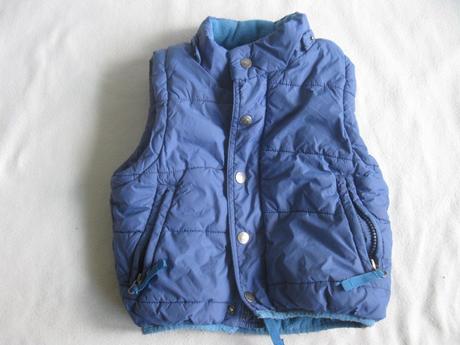 Teplejší přechodová bunda s odnímatelnými rukávy, mini boden,92