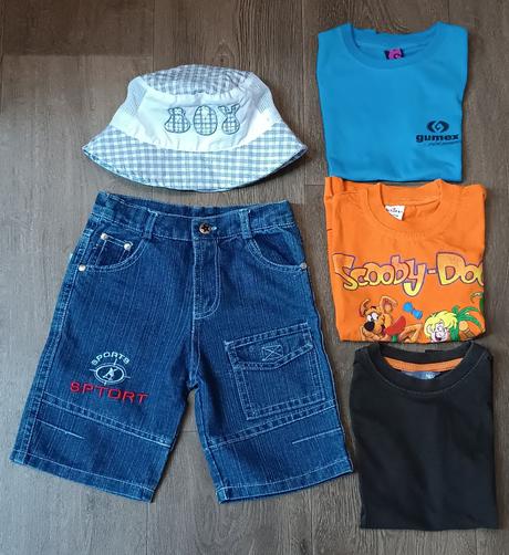 Chlapecký letní set oblečení,vel.104(3-4 roky), 104–116