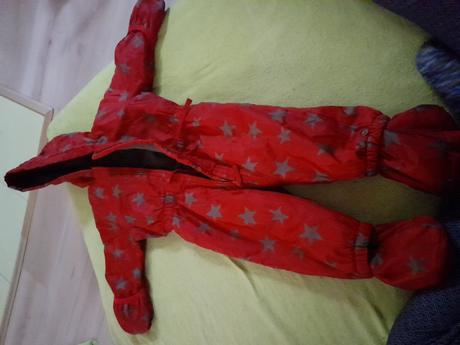 Červená kombinéza na zimu na holčičku, cherokee,98