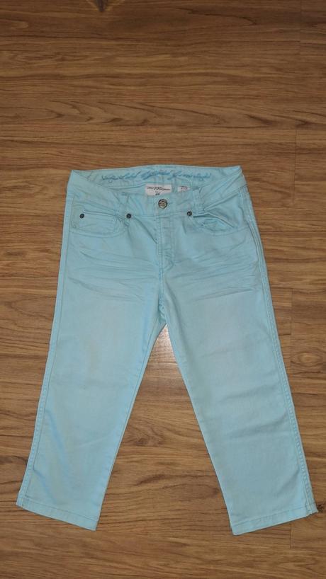 3/4 kalhoty h&m logg na 11-12l vel.152, h&m,152