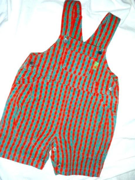 Nepřehlédnutelné oranžovotyrkysové laclíky, baby,74