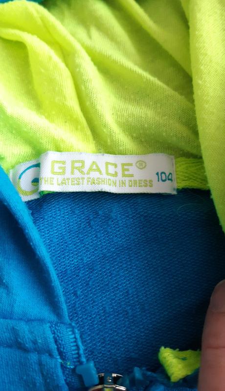 Tyrkysová mikina, grace,104