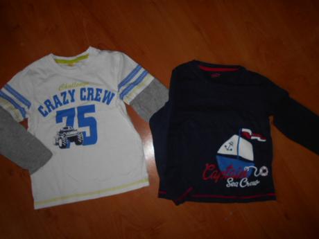 2x chlapecké triko vel. 110-116, lupilu,110