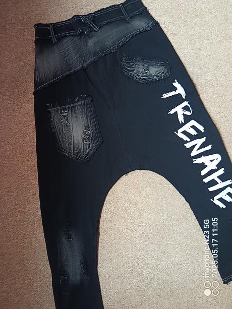 Baggy-nasrávačky-harémky "fashion" vel."s", s