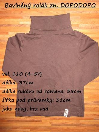 Bavlněný rolák zn. dopodopo, dopodopo,110