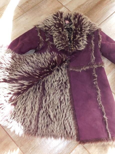 Dívčí kabátek s kožíškem, monsoon,104