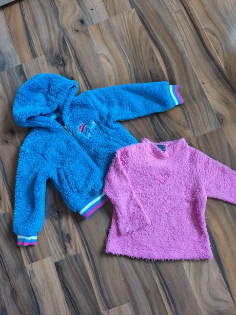 2krát mikina chlupatka 92/98, pumpkin patch,98