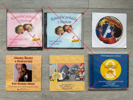 Cd - pohádky a ukolébavky pro děti, 3 ks,