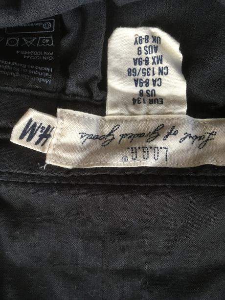 Sukně s laclem, h&m,134