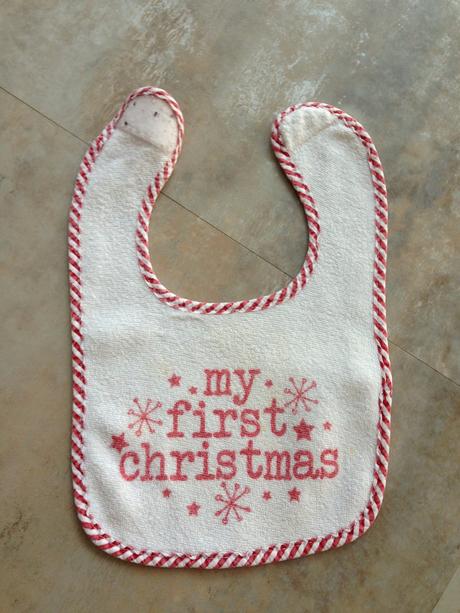 Unisex bryndáček santa my first christmas zn. f f, f&f