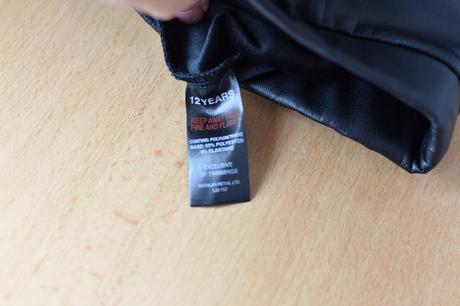 Koženkové legíny vel. 12 let, matalan,152