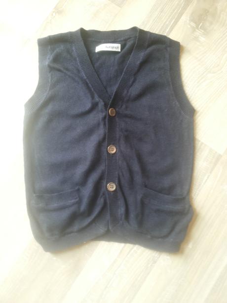 Košilka dl.rukav+vestička, marks & spencer,80