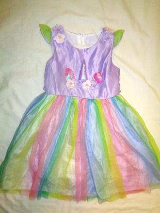 Karneval - princezna jednorožec - 8 - 9 let,