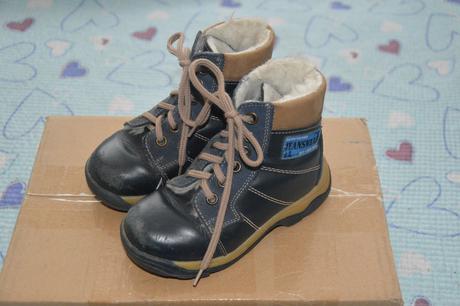 Modré zimní kotníčkové essi, pohorky,  vel. 25-26, essi,26