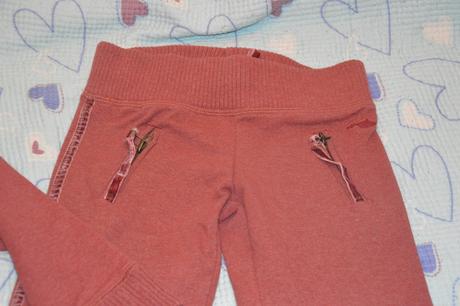 Teplejší tepláková souprava, barva světl. cihlová, 110