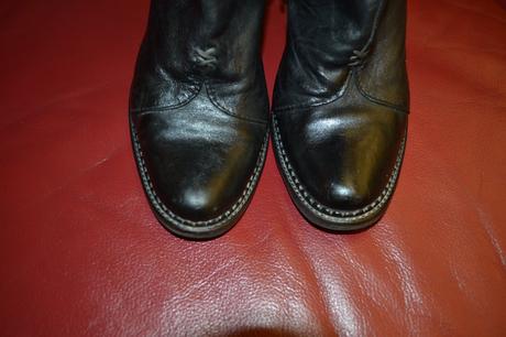 Italské kožené kozačky vel.38, 38