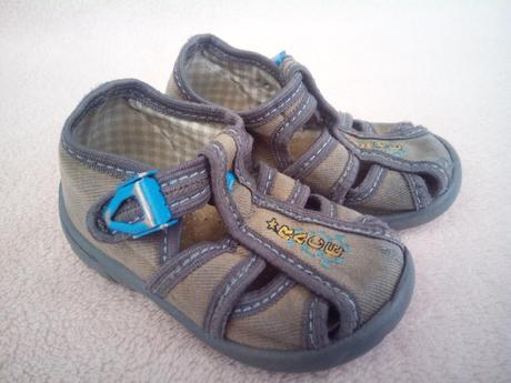 Dětské plátěné papuče, nazo,20