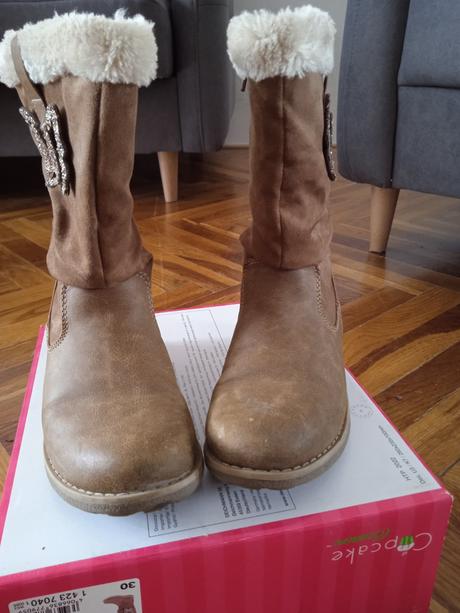 Dívčí kozačky, cupcake,30