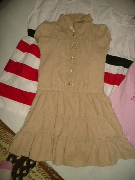 Šaty letní 3ks vel 110/116, 122