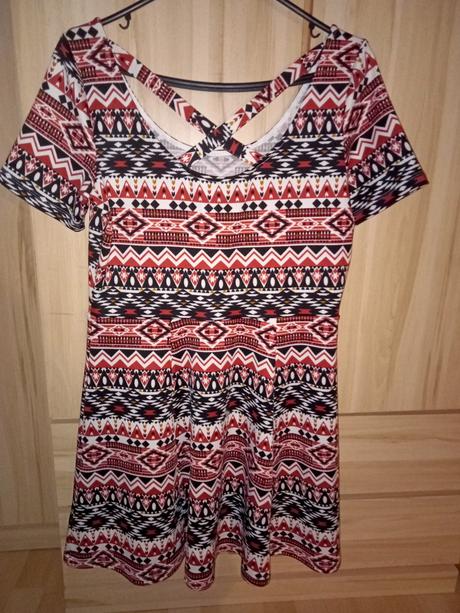 Dámské letní šaty krátký rukáv vel. 44/xl, h&m,xl