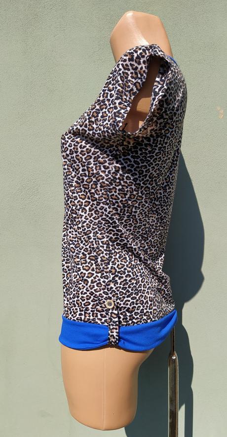 Leopardí tričko top flexi fashion - vel.s, flexi,s