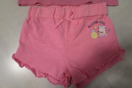 Kočičkové kraťásky + tričko zdarma, h&m,86