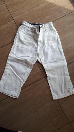Plátěné kalhoty - rolovací, h&m,92