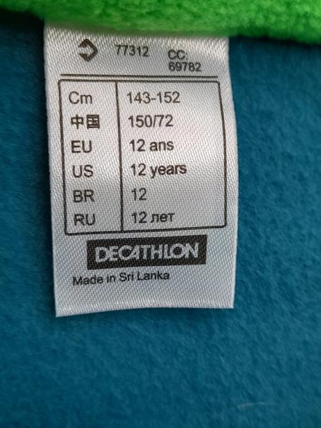 Fleesová mikina decathlon 12 let, decathlon,152